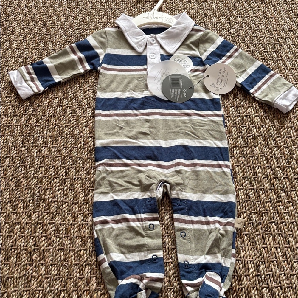 Milkberry Baby Footie Size 0-3 Months